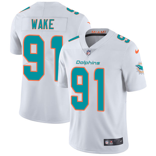 Nike Miami Dolphins #91 Cameron Wake White Youth Stitched NFL Vapor Untouchable Limited Jersey